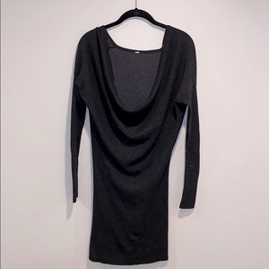 Lululemon cowl neck sweater dress